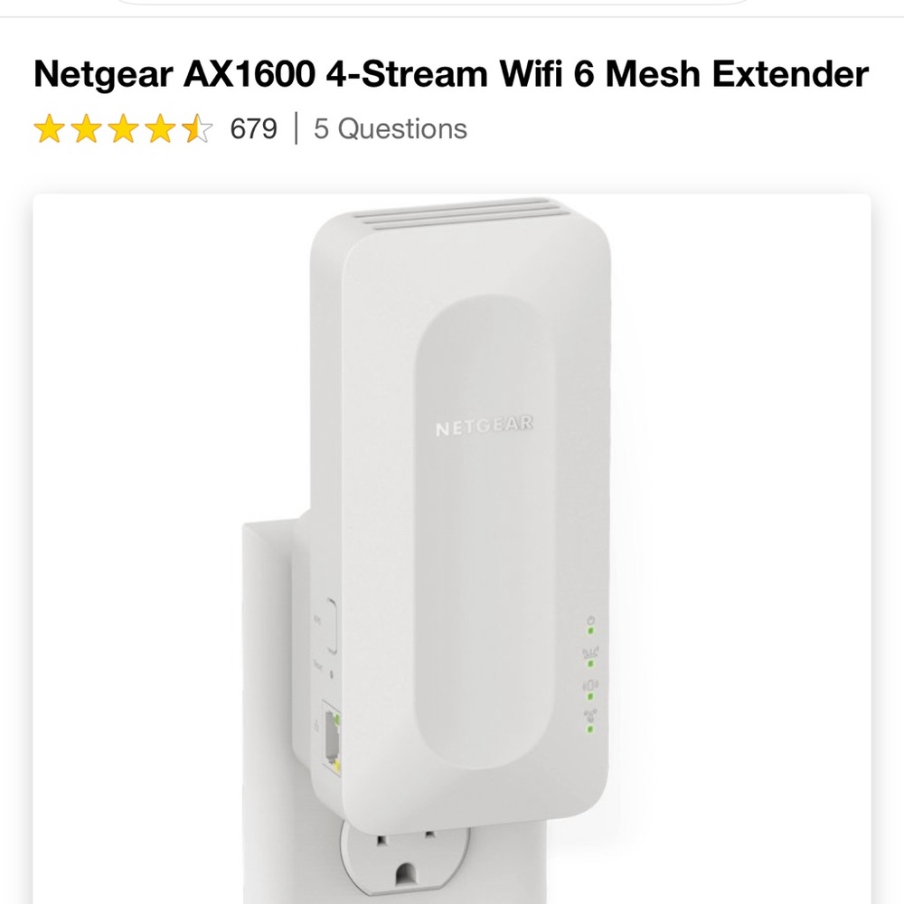 Netgear WiFi extender